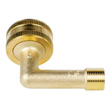 Certified Appliance Accessories BELBLF34383 Dishwasher Elbow, 3/4" FGH (Female Garden Hose) x 3/8" MIP (Male Iron Pipe) (Gold)