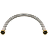 Certified Appliance Accessories WH24SS Braided Stainless Steel Water Heater Connector, 2ft (Silver)