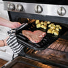 Heavy-Duty Porcelain Broiler Pan & Grill Set