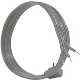 Certified Appliance Accessories 15-0346 15-Amp Grounded Right-Angle Plug Head Power Supply Cord, 6ft (Gray)