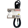 Certified Appliance Accessories 15-0336ST 10-Amp Grounded Straight Plug Head Power Supply Cord, 6ft (Black)