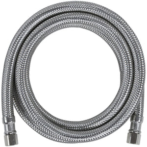 Certified Appliance Accessories IM48SS Braided Stainless Steel Ice Maker Connector, 4ft (Silver)