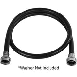 WM48BR Black EPDM Washing Machine Hose, 4ft