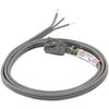 Certified Appliance Accessories 15-0346 15-Amp Grounded Right-Angle Plug Head Power Supply Cord, 6ft (Gray)