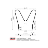 Certified Appliance Accessories Replacement Oven Bake Element for Whirlpool, Kenmore, Frigidaire & Maytag 316075103/316075104