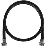 Black EPDM Washing Machine Hose, 8ft