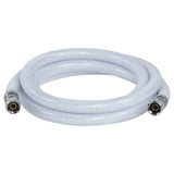 Certified Appliance Accessories IM48P PVC Ice Maker Connector with 1/4" Compression, 4ft (White)