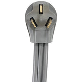 Certified Appliance Accessories 90-1052 3-Wire Open-End-Connector 40-Amp Range Cord, 5ft (Gray)