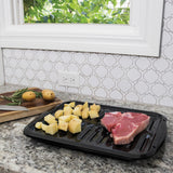 Heavy-Duty Porcelain Broiler Pan & Grill Set