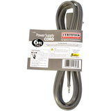 Certified Appliance Accessories 15-0346 15-Amp Grounded Right-Angle Plug Head Power Supply Cord, 6ft (Gray)