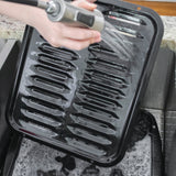 Heavy-Duty Porcelain Broiler Pan & Grill Set