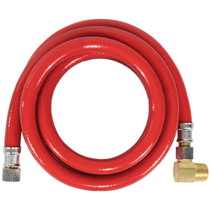 Certified Appliance Accessories DW72PBL PVC Dishwasher Connector with Elbow, 6ft (Red)